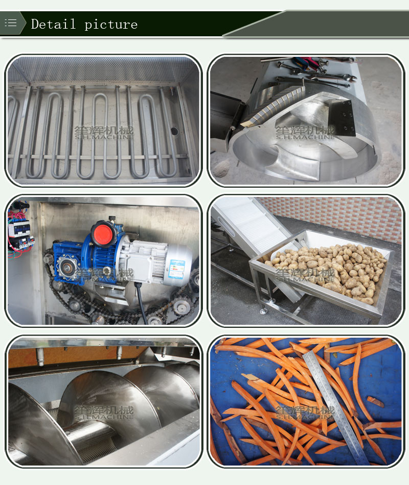 L&iacute;nea de producci&oacute;n de papas fritas.