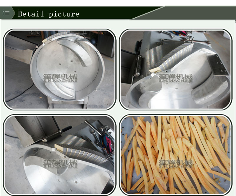 Picadora de patata el&eacute;ctrica comercial picadora de verduras vegetales picadora de verduras 1