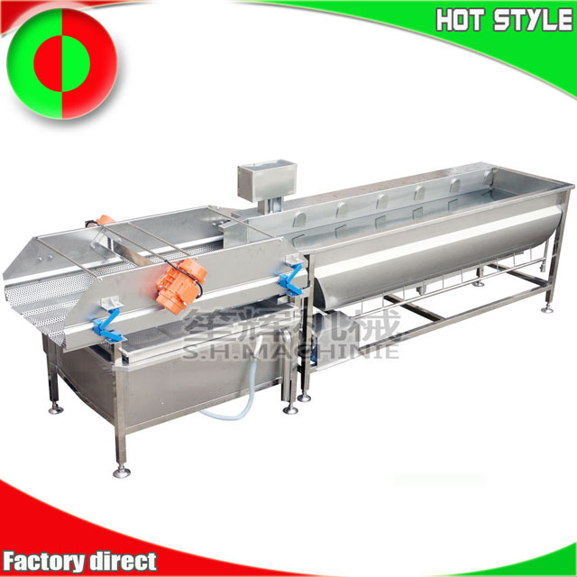 Máquina industrial de lavado de frutas y verduras con ozono vórtice