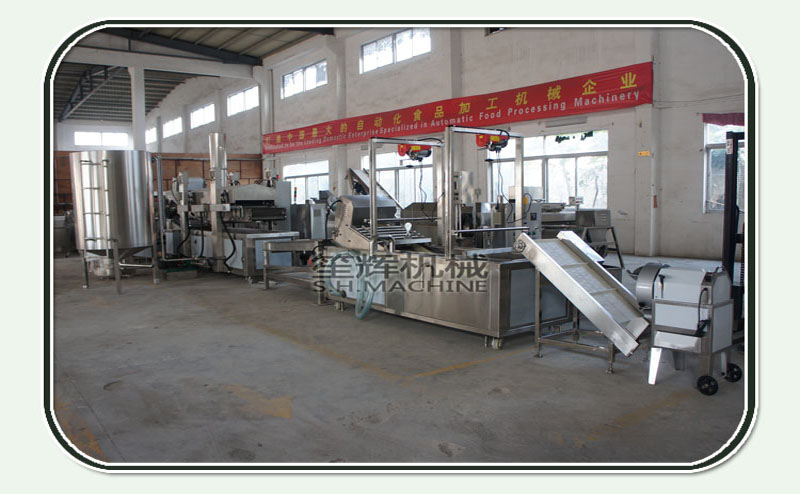 L&iacute;nea de producci&oacute;n de papas fritas Shenghui 1