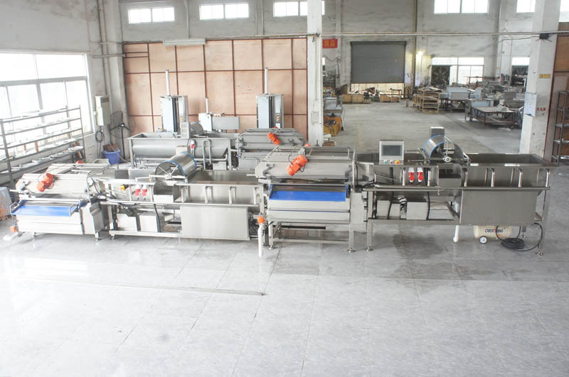 m&aacute;quina de limpieza de lechuga