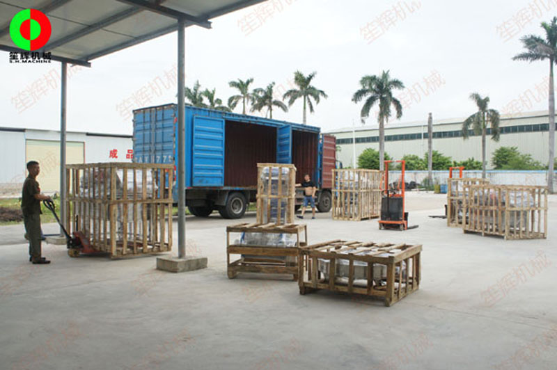 El Sr. Wang orden&oacute; que se completara sin problemas la l&iacute;nea de producci&oacute;n de limpieza de v&oacute;rtices de frutas y verduras