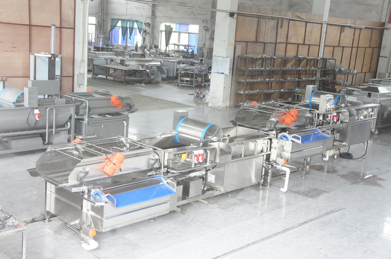 Lavadora de frutas y verduras con ozono.