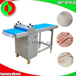 Máquina automática para cortar flores de calamar, máquina para cortar pescado y carne, cortadora de flores de sepia.