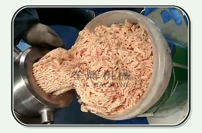 picadora de carne congelada