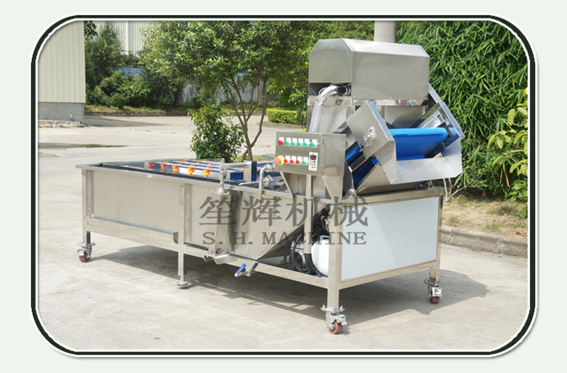 m&aacute;quina de limpieza de verduras