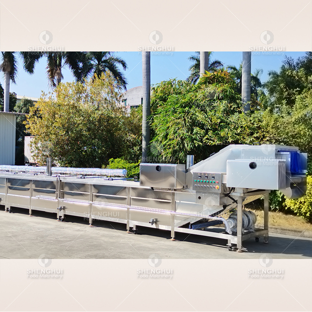 Máquina de pasteurización comercial, máquina de esterilización, máquina de blanqueado, línea de producción de esterilización de alta temperatura