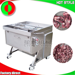 Equipo automático para cortar costillas, cortador de cubos de carne, máquina cortadora de costillas de cerdo