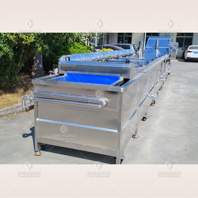 Máquina de pasteurización comercial, máquina de esterilización, máquina de blanqueado, línea de producción de esterilización de alta temperatura
