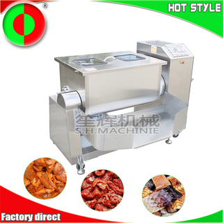 Licuadora de carne automática, máquina mezcladora de alimentos, equipo mezclador de relleno de carne, mezclador tipo canal