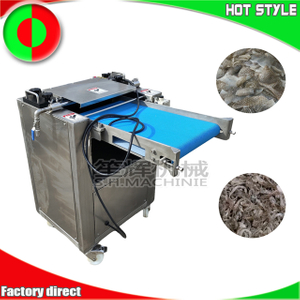 Máquina automática para cortar piel de pescado; equipo de procesamiento de productos del mar; cortadora de piel de pescado.