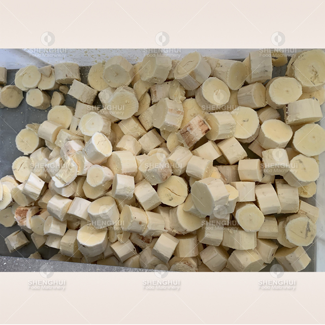 Máquina cortadora automática de yuca, cortadora de maíz, maquinaria alimentaria, máquina cortadora de yuca