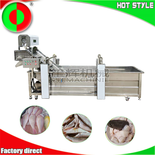 Lavadora automática de carne, máquina de limpieza de pescado, máquina de extracción de sangre de pescado, equipo de sangrado de pescado