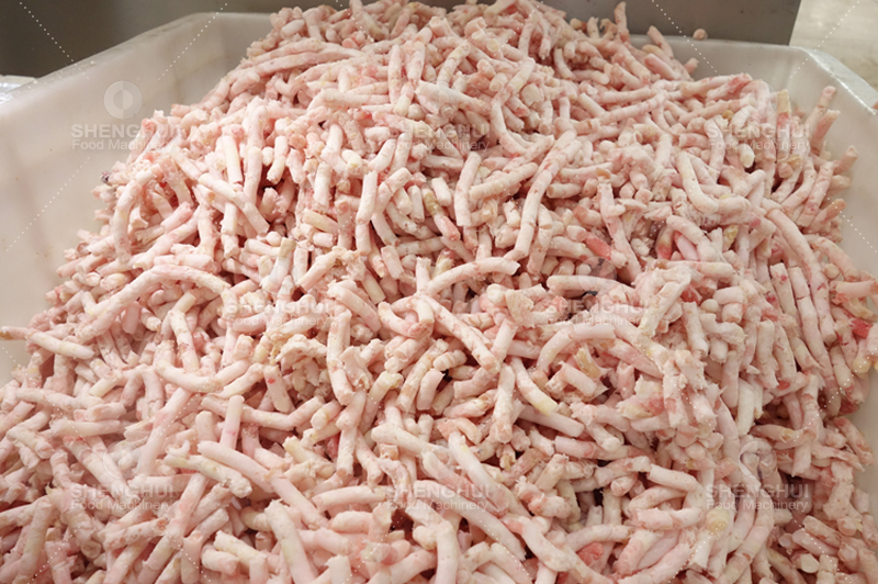 Trituradora de carne congelada