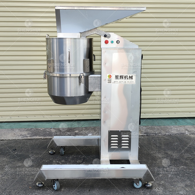 Máquina automática para picar ajo y verduras; máquina para cortar chiles y pimientos.