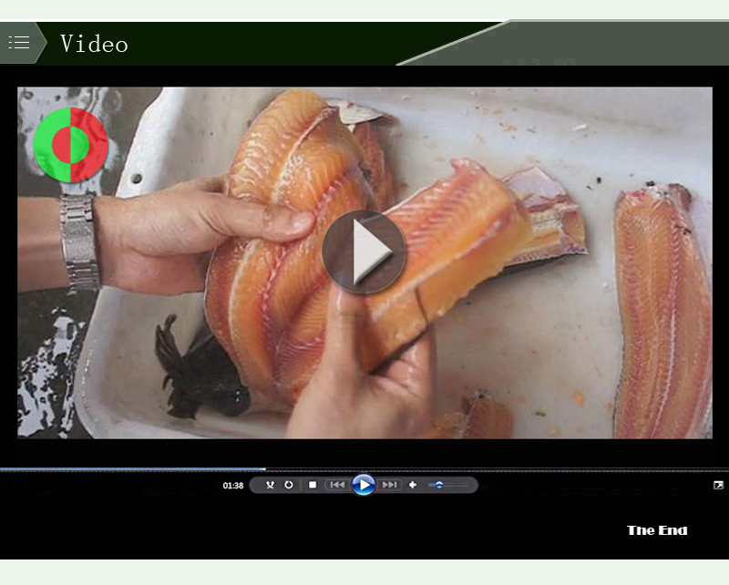 M&aacute;quina de procesamiento de fileteado autom&aacute;tico, m&aacute;quina de alimentos, shenghui, m&aacute;quina de procesamiento de pescado.