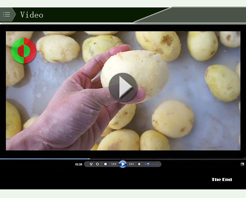 Peladora de patatas suiza.