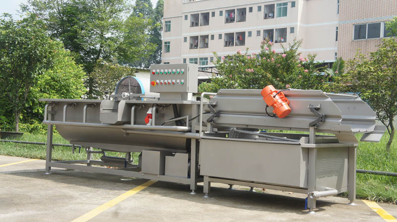 Lavadora de frutas y verduras con ozono.