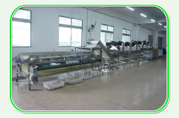 Los clientes del Zhuhai de Guangdong han pedido grandes cantidades de líneas de producción de frutas y hortalizas y equipo conexo.