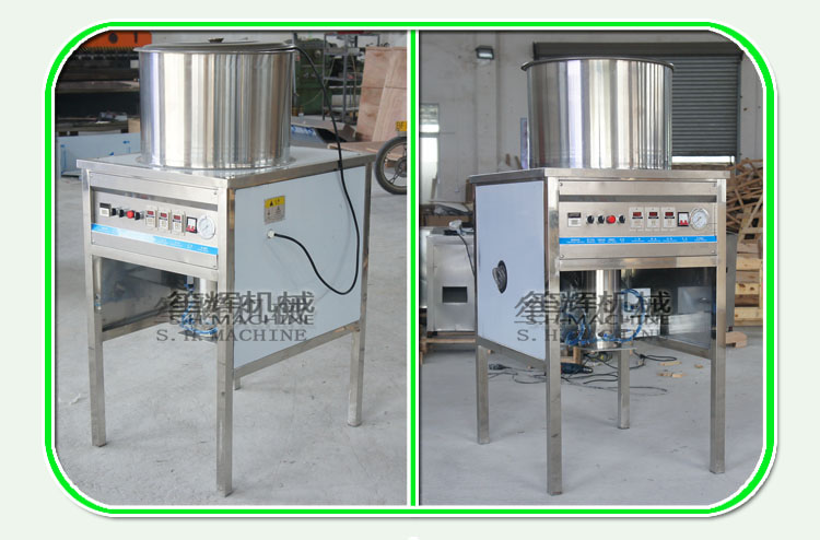 Nacimiento y modelo de la peladora de ajo