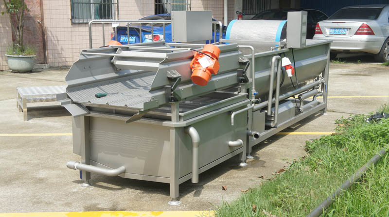 m&aacute;quina de limpieza de verduras