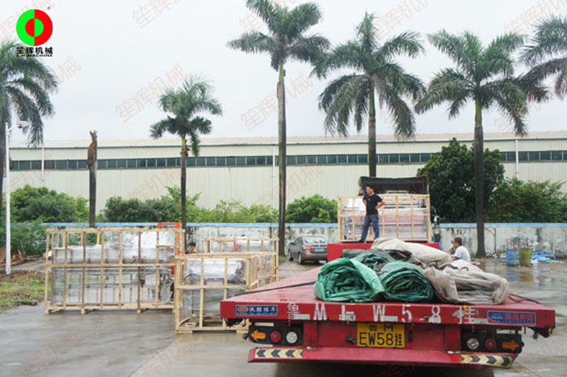 ¡Un pedido de un cliente de Shandong de una línea de lavado de vegetales ha sido enviado!