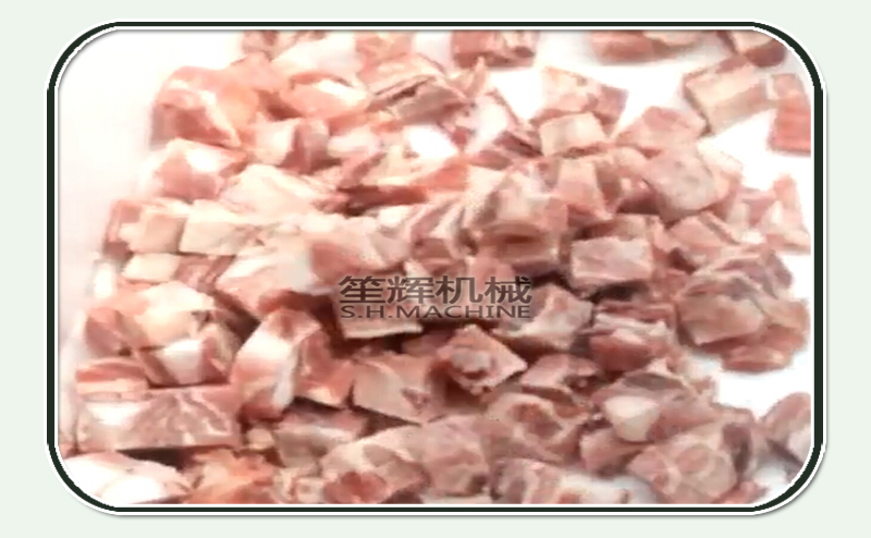 Hueso de cordero m&aacute;quina para cortar carne congelada m&aacute;quina cortadora de huesos.