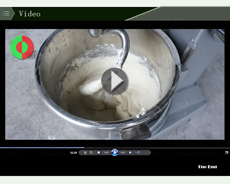 m&aacute;quina de la comida de la m&aacute;quina del mezclador de la torta